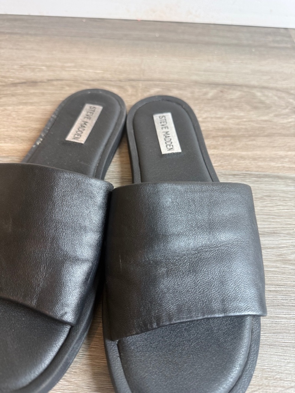 black sandal